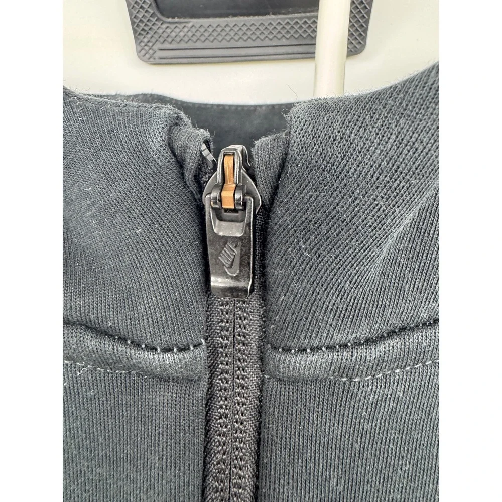 Nike Tech Fleece Full Zip Hoodie Black Toddler Boys 4T Jacket 3-4 YRS‎